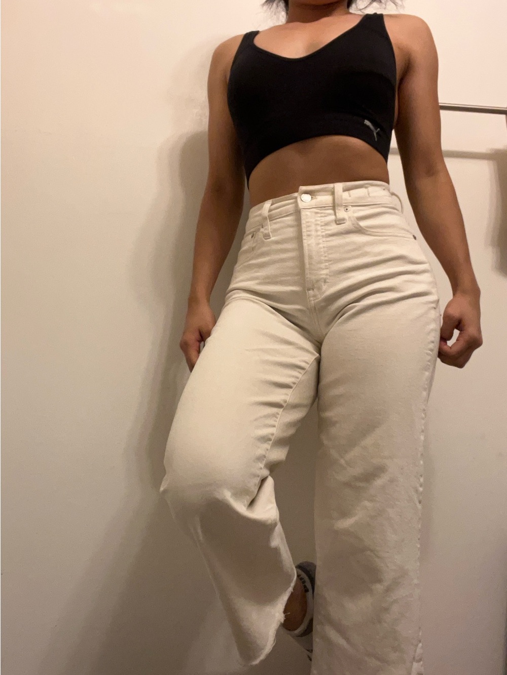 O26 Madewell The Perfect Vintage Wide Leg Crop Jeans